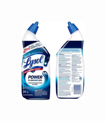 LysoI POWER Toilet Bowl Cleaner, Stain Remover  Fresh Scent  24 Oz Bottle (4-Pack)